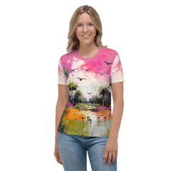 Desert Dreamscape Women's Crew Neck T-Shirt