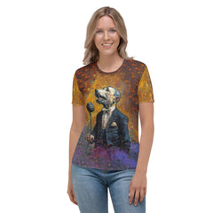 Loyal Labrador All-Over Print Women's Crew Neck T-Shirt