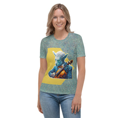 Cosmic Explorer All-Over Print Women's Crew Neck T-Shirt