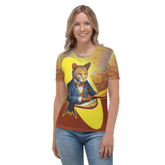 Charming Calico Women's Crew Neck T-Shirt