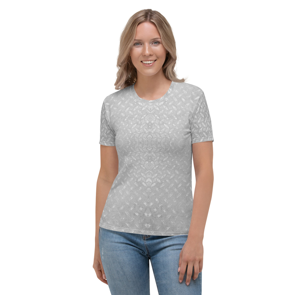 Linen Luxury Texture Women's Crewneck Tee