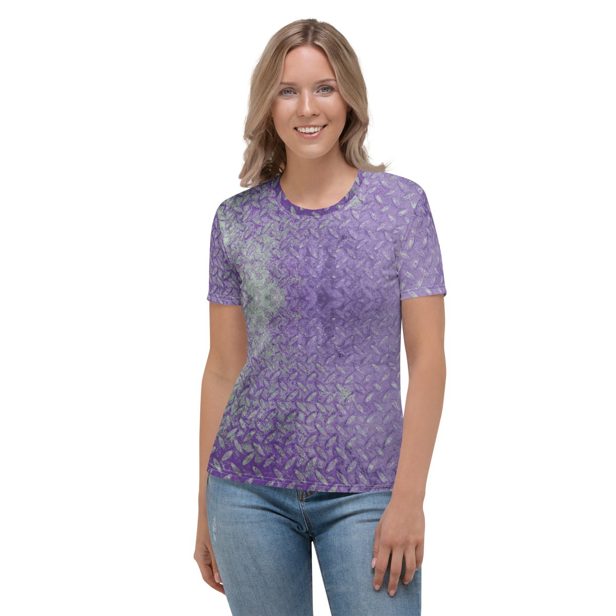 Sateen Sprint Texture Women's Crewneck Tee