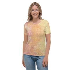 Velvet Vortex Texture Women's Crewneck Tee