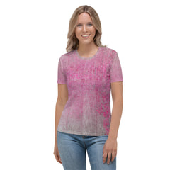 Bamboo Bound Texture Women's Crew Neck T-Shirt