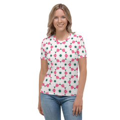 Diamond Cascade Women's Crew Neck T-Shirt