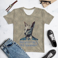 Delicate Meadow Rabbit Women's Crew Neck T-Shirt