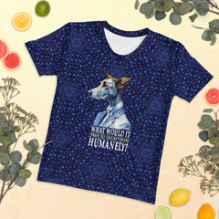 Regal Rabbit Monarch All-Over Print Women's Crew Neck T-Shirt