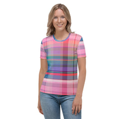 Eye-catching Prism Fusion Women's T-Shirt, perfect for adding a pop of color and unique design to your casual outfits.