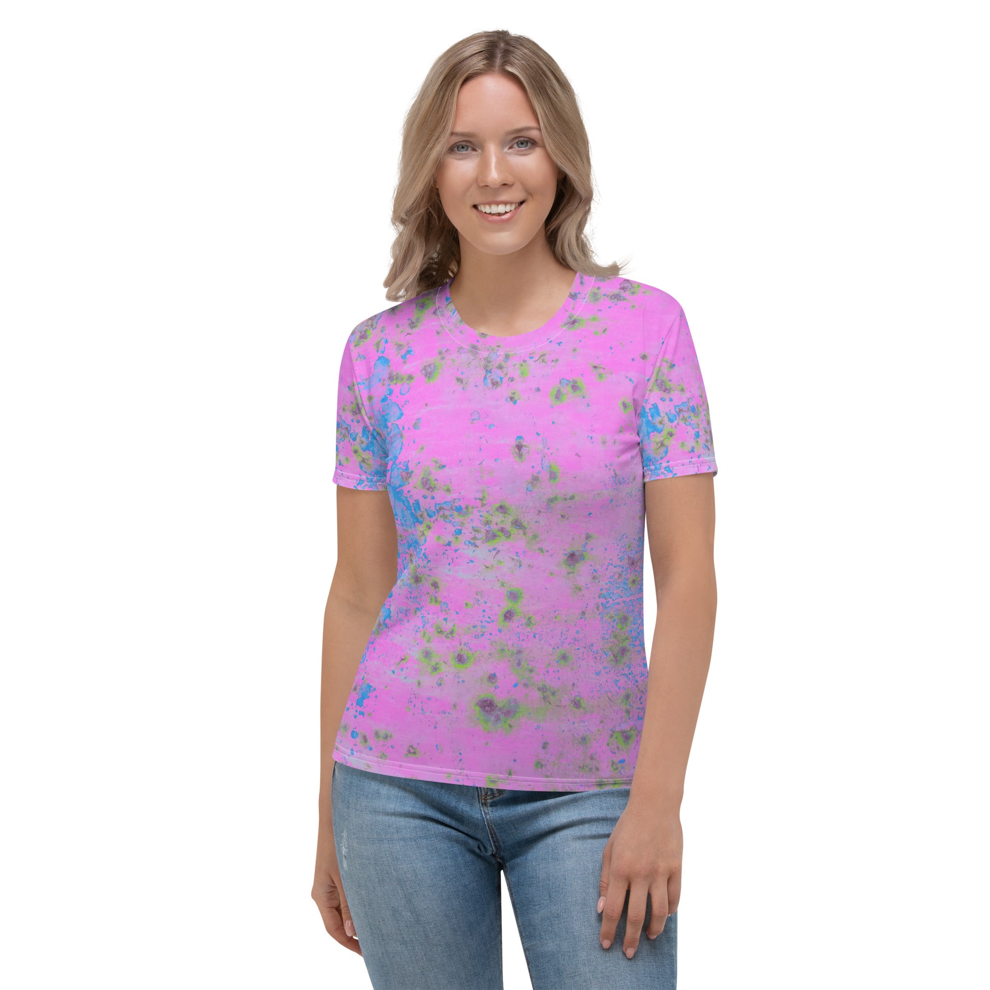 Kaleidoscope Dreams T-Shirt paired with casual wear for a day out.