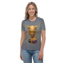 Mystical Dreams Women's T-Shirt showcasing a dreamy design.