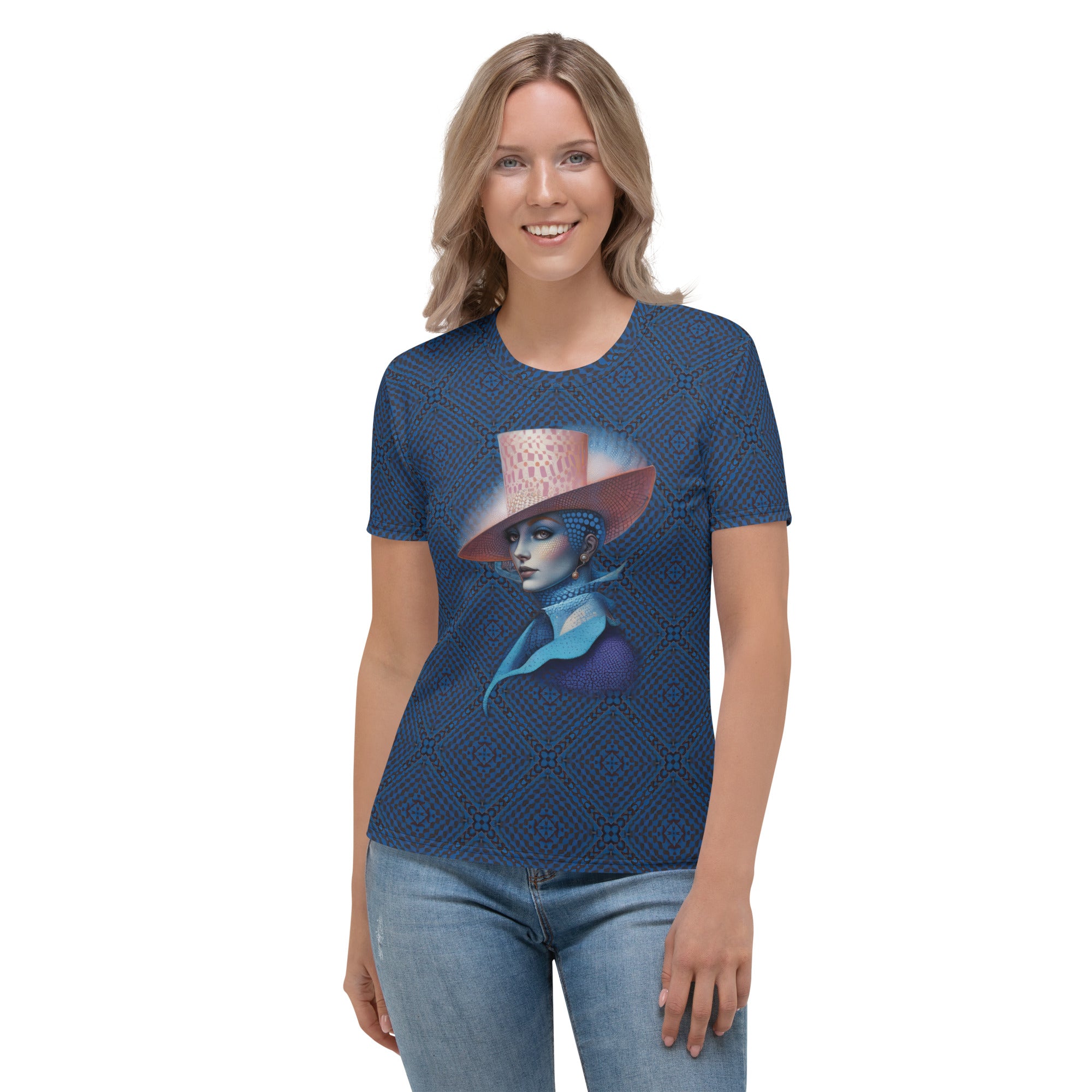 Stylish Beyond the Horizon Women's Crew Neck T-Shirt