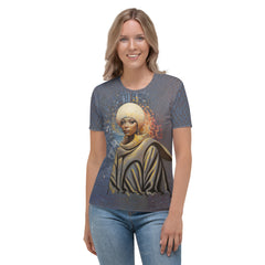 Ethereal Celestial Dreams women's crew neck top.