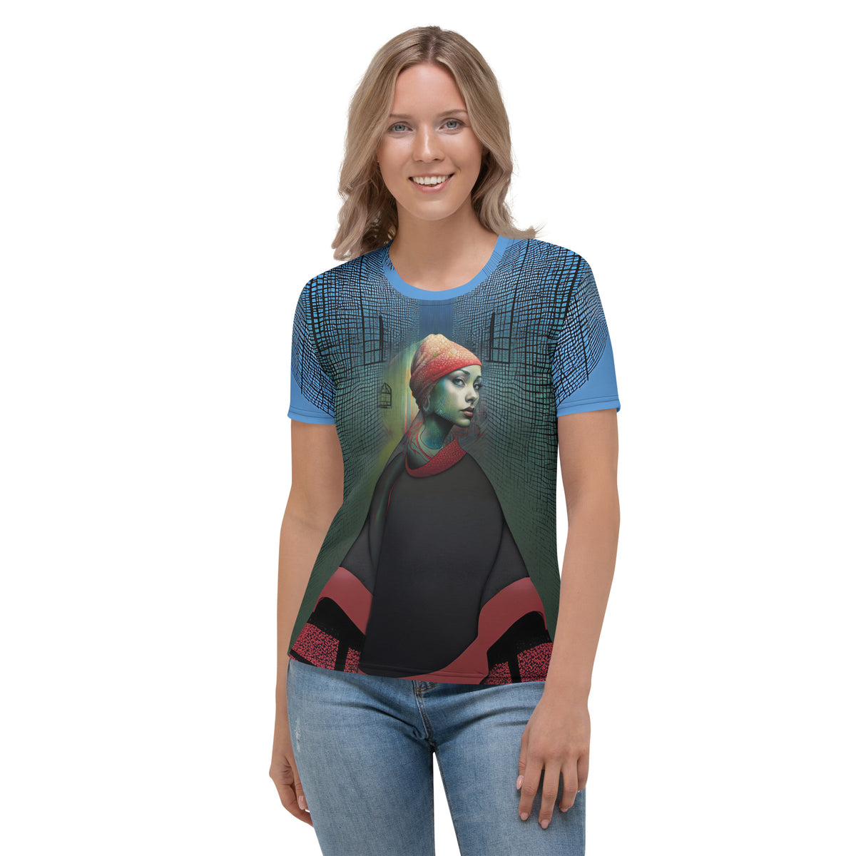 Urban Melody Beyond Style women's crew neck with modern design.