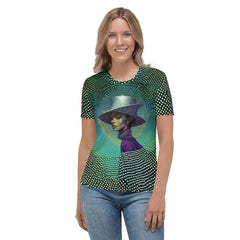 Avant-Garde Allure women's crewneck t-shirt in modern style