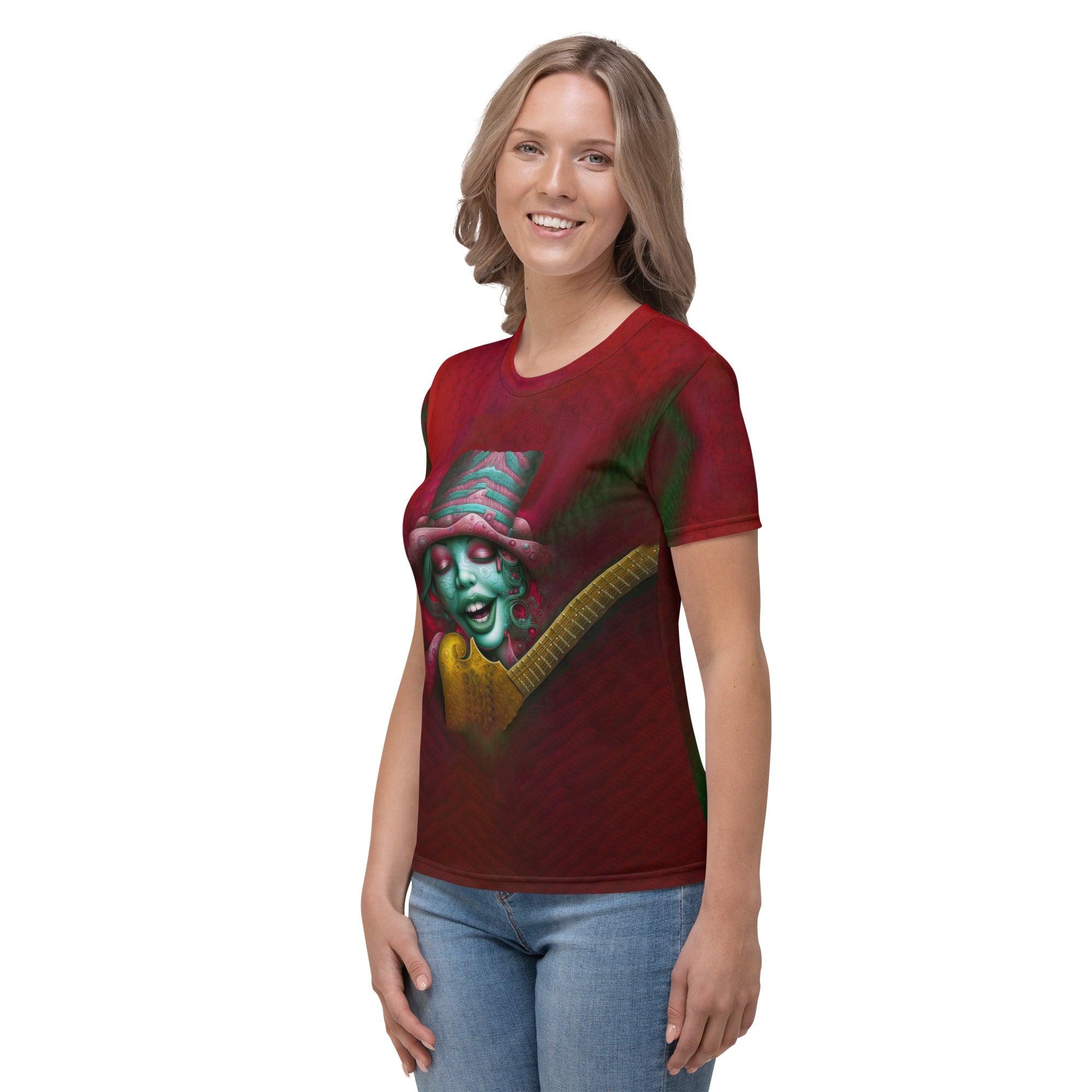 Whimsical Wonders II Women's T-shirt Lifestyle.