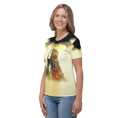 NS-983 Women's T-Shirt styled with jeans and sneakers.