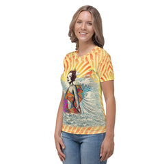 Trendy Surfing 5-27 Women's T-Shirt for surf and casual wear