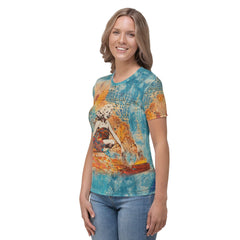 Stylish Surfing 5-03 Women's T-Shirt, ideal for surfers and beach lovers