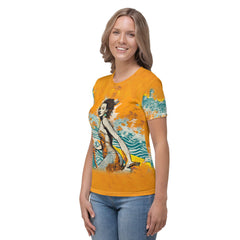 Eye-catching Surfing 5-30 Women's T-Shirt, ideal for surf enthusiasts