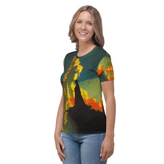 Elevate your casual style with the artistic and comfortable SurArt 68 Women's T-shirt.