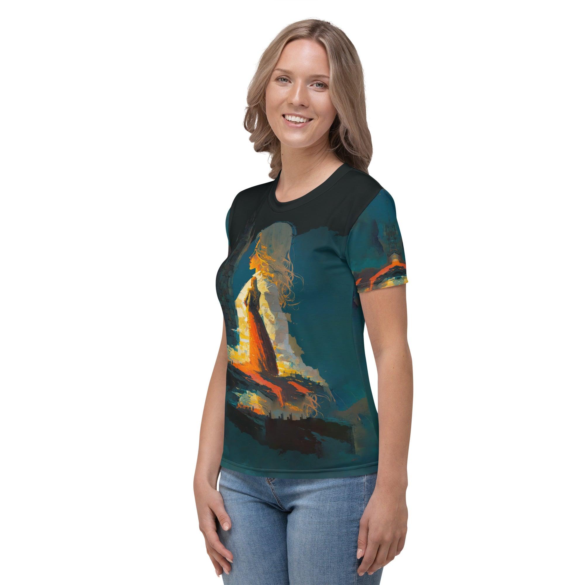 Chic and comfortable SurArt 67 T-shirt for Women, showcasing creativity in fashion.