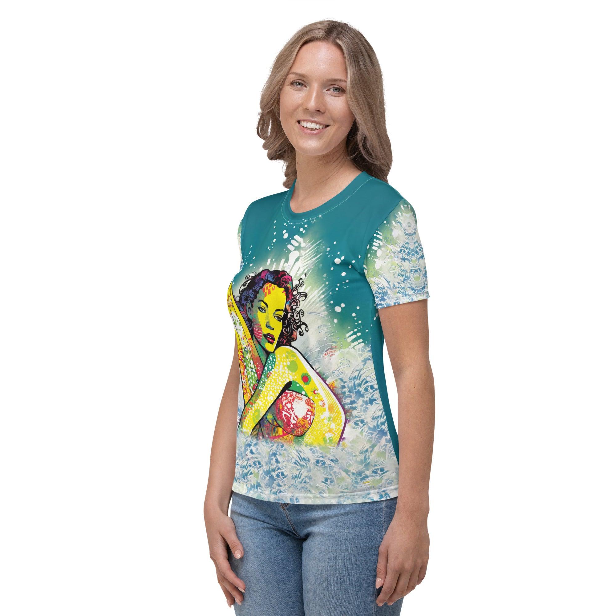 Surfing 1 51 Women's Tee - A must-have for ocean lovers.