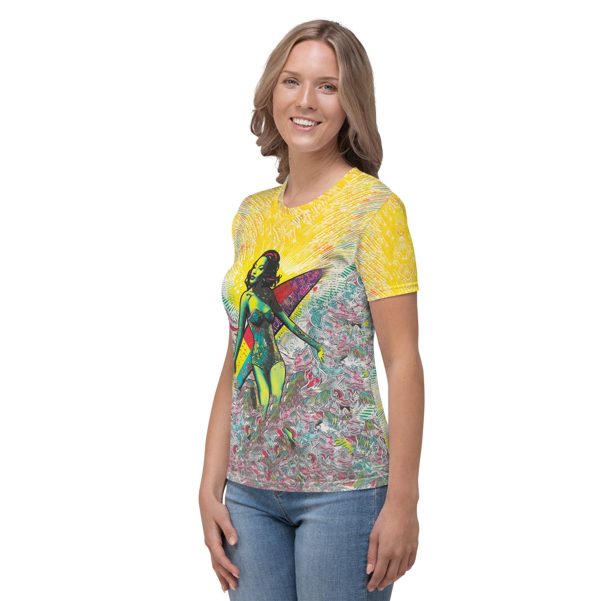 Surfing 1 52 Women's Tee - Stylish and comfortable.