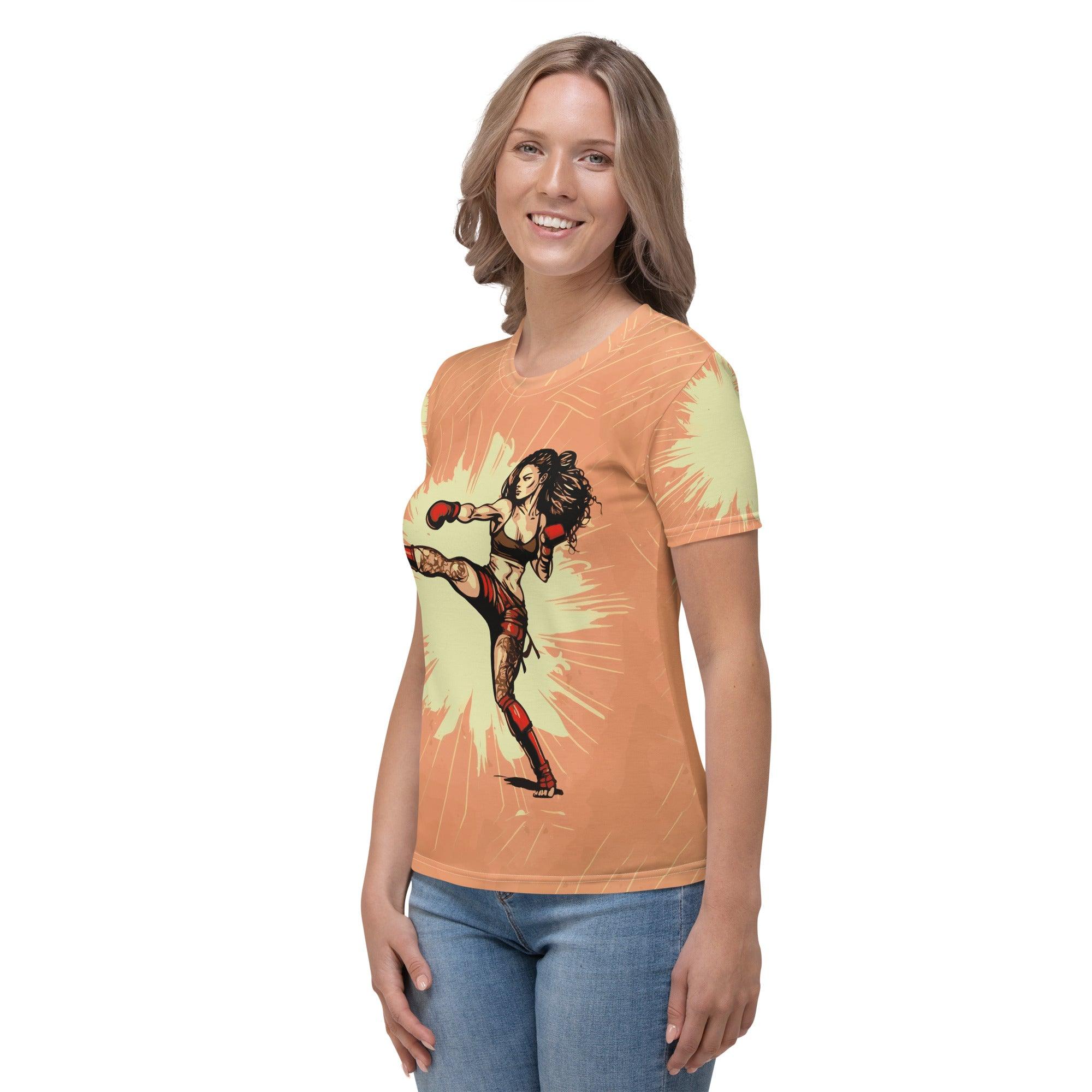 Kickboxing Vibe All-Over Print Crew Tee - Beyond T-shirts