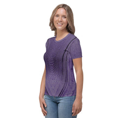 Meadow Serenity Women's All-Over Print Crew Neck T-Shirt - Beyond T-shirts