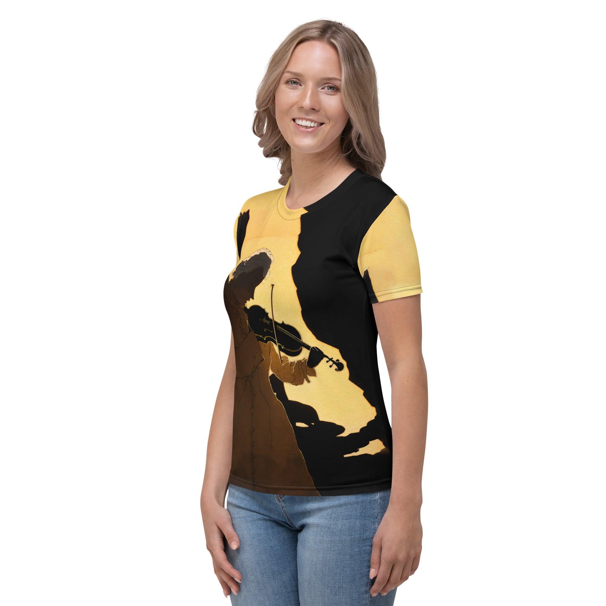 Musical Muse All-Over Print Women's Crew Neck T-Shirt - Beyond T-shirts