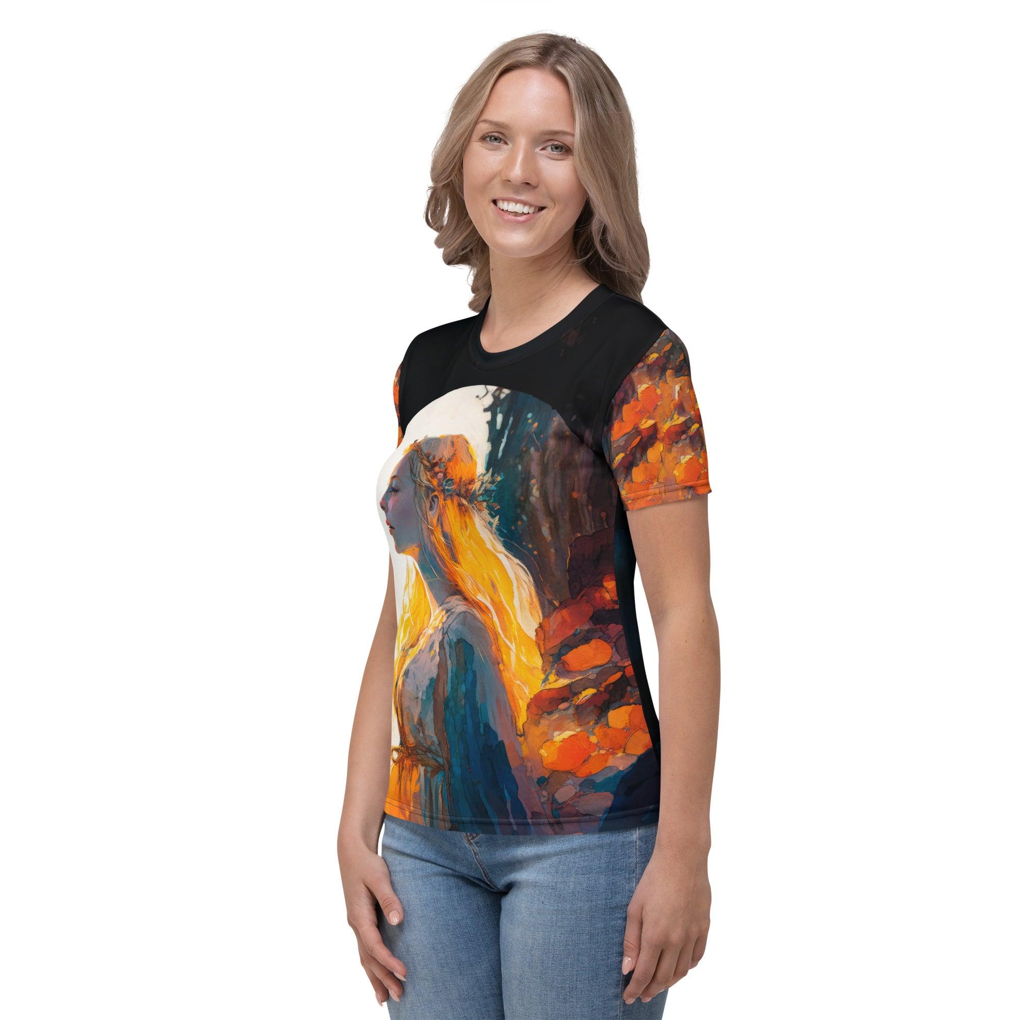 Harmony Groove All-Over Print Women's Music T-Shirt - Beyond T-shirts