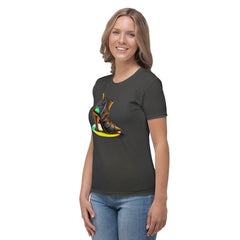 Timeless Fusion Futuristic Shoes Women's All-Over Print Tee - Beyond T-shirts