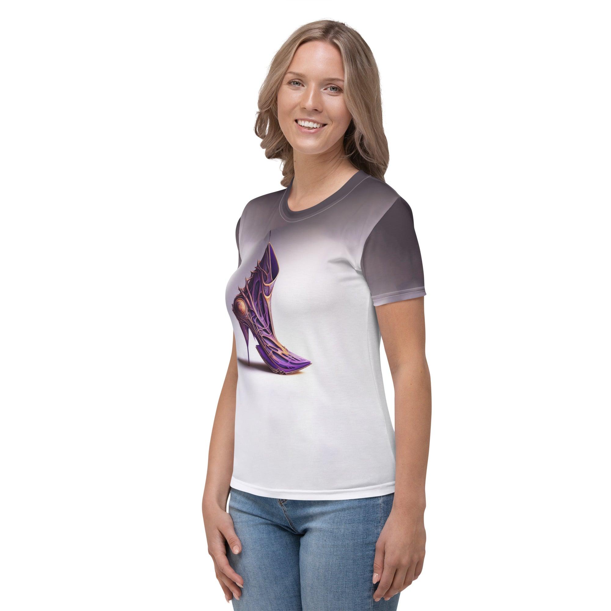 Ethereal Glide Futuristic Shoes Women's All-Over Print T-Shirt - Beyond T-shirts