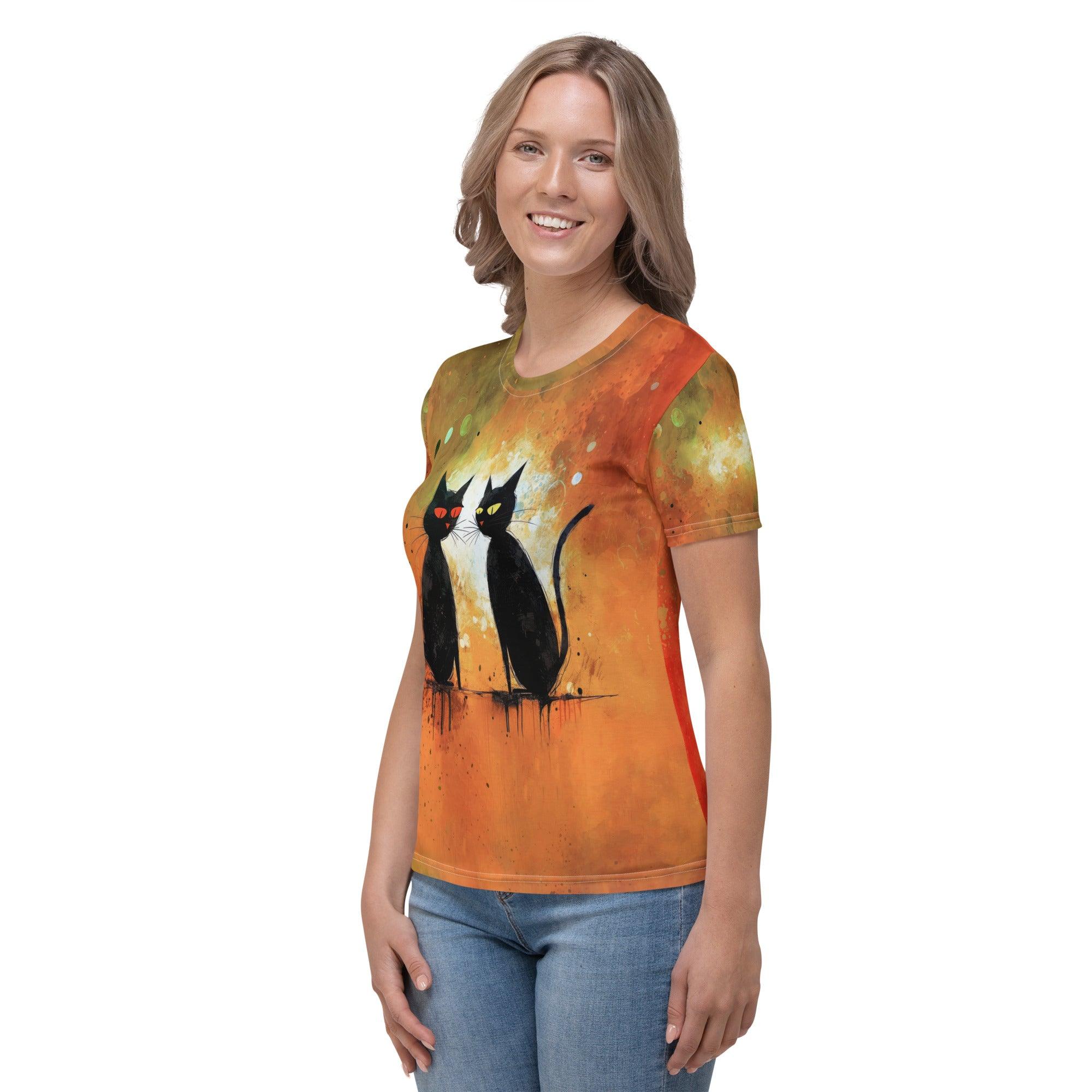 Spooky Night Halloween Women's Crew Neck T-Shirt - Beyond T-shirts