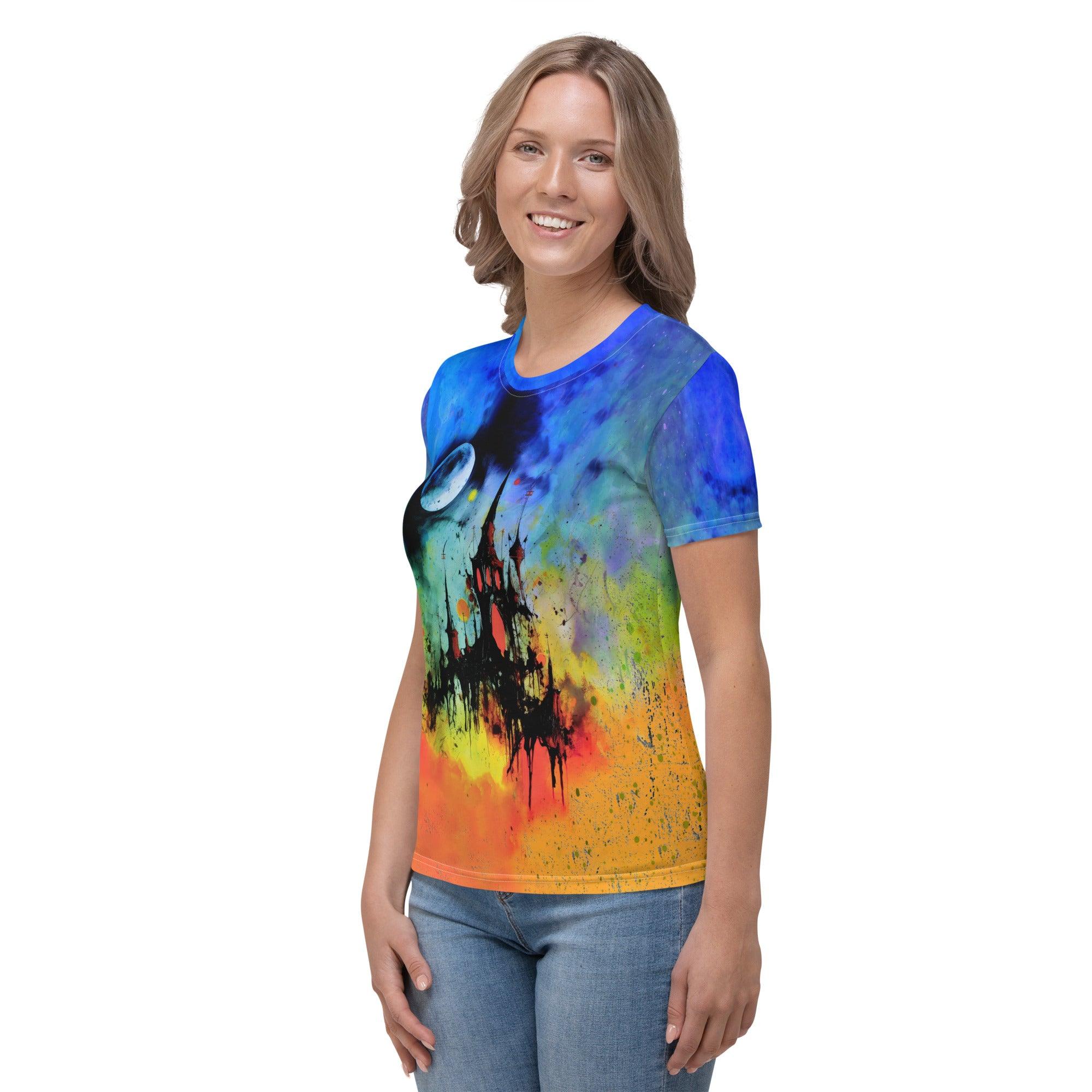 Haunted House Adventure Women's Crew Neck T-Shirt - Beyond T-shirts