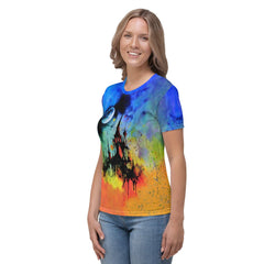 Haunted House Adventure Women's Crew Neck T-Shirt - Beyond T-shirts