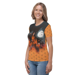 Spooky Night Halloween Women's Crew Neck T-Shirt - Beyond T-shirts