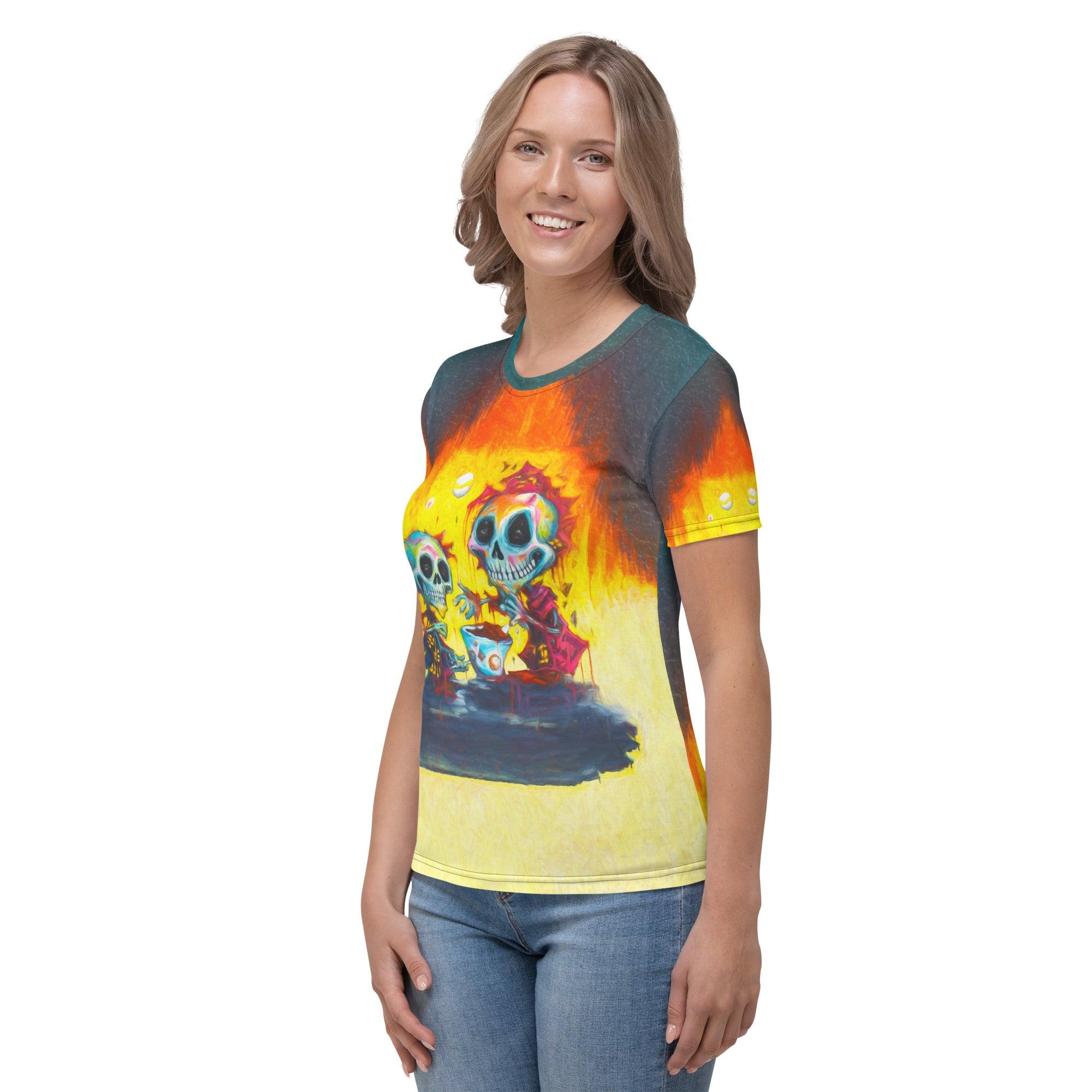 Haunted House Adventure Women's Crew Neck T-Shirt - Beyond T-shirts