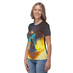 Creepy Carnival All-Over Print Women's Crew Neck T-Shirt - Beyond T-shirts