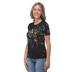 Street Art Vibes All-Over Print Women's Crew Neck T-Shirt - Beyond T-shirts