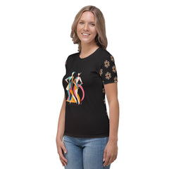 Urban Artistry Unleashed All-Over Print Women's Crew Neck T-Shirt - Beyond T-shirts