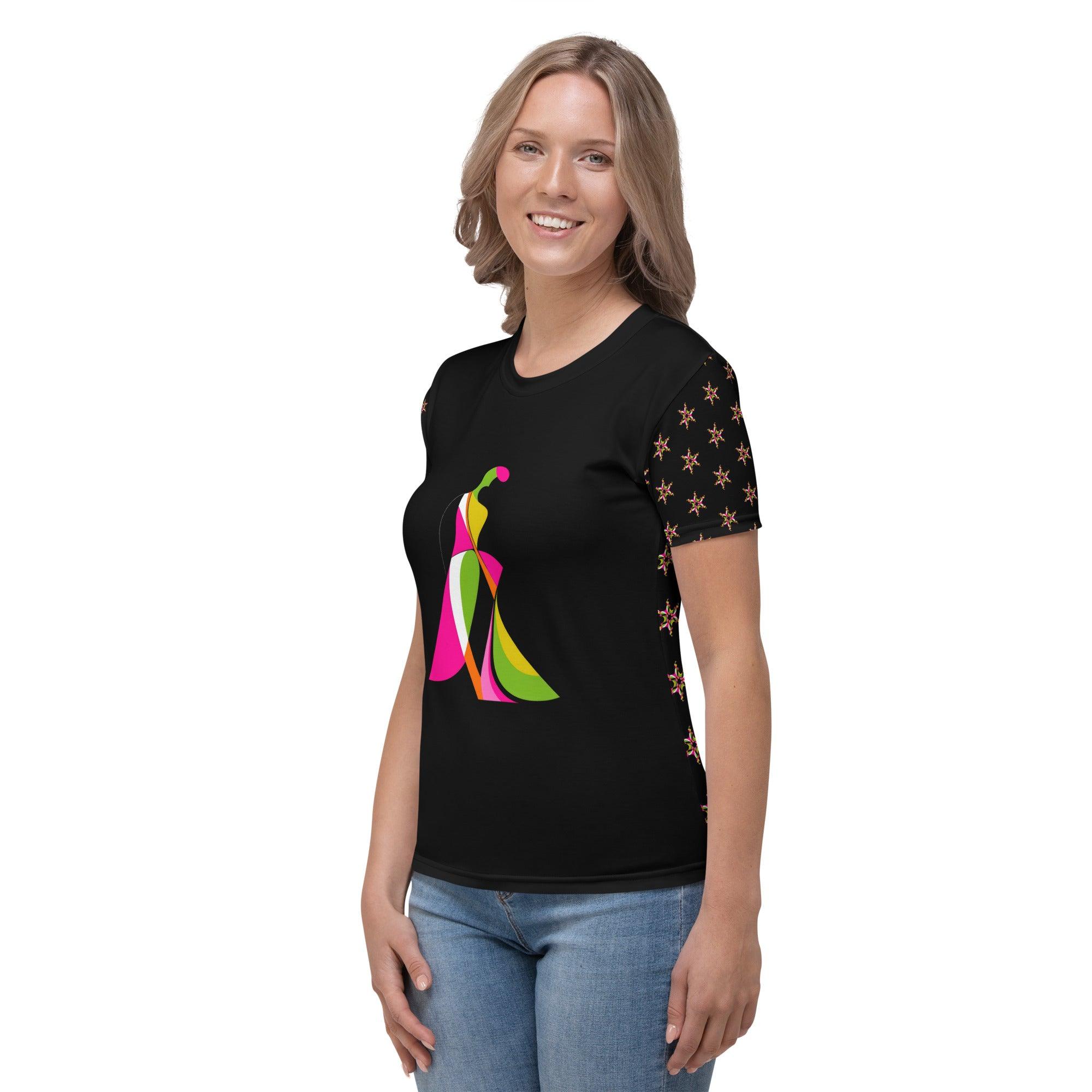 Artful Aesthetics All-Over Print Women's Crew Neck T-Shirt - Beyond T-shirts