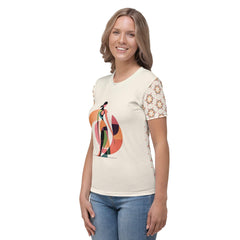 Abstract Adventures All-Over Print Women's Crew Neck T-Shirt - Beyond T-shirts