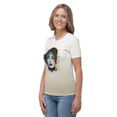 Feminine Energy: Abstract Women Art Crew Neck - Beyond T-shirts