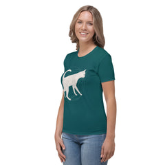 Serene Swan Soiree Crew Neck T-Shirt