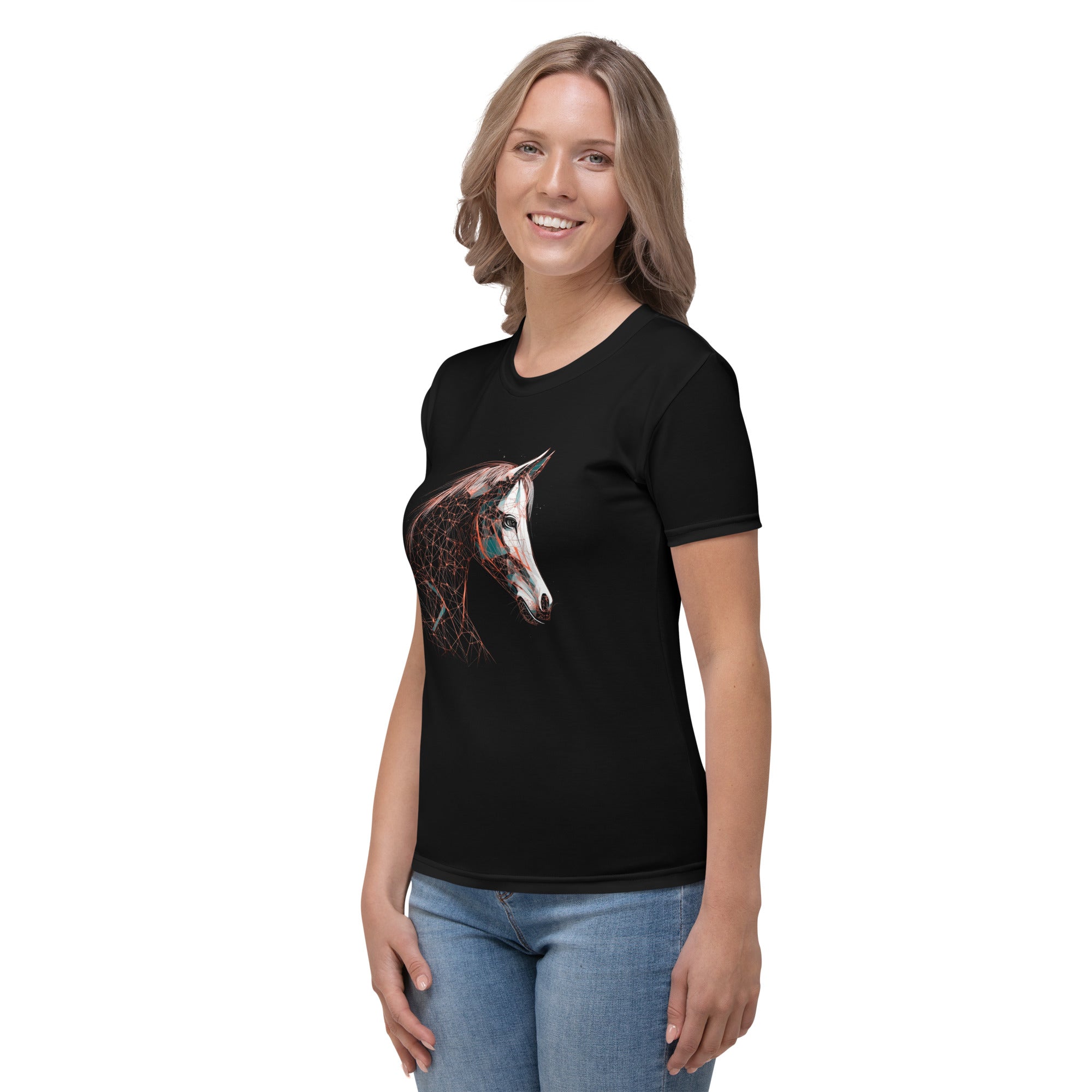 Dainty Dolphin Dance Crew Neck T-Shirt