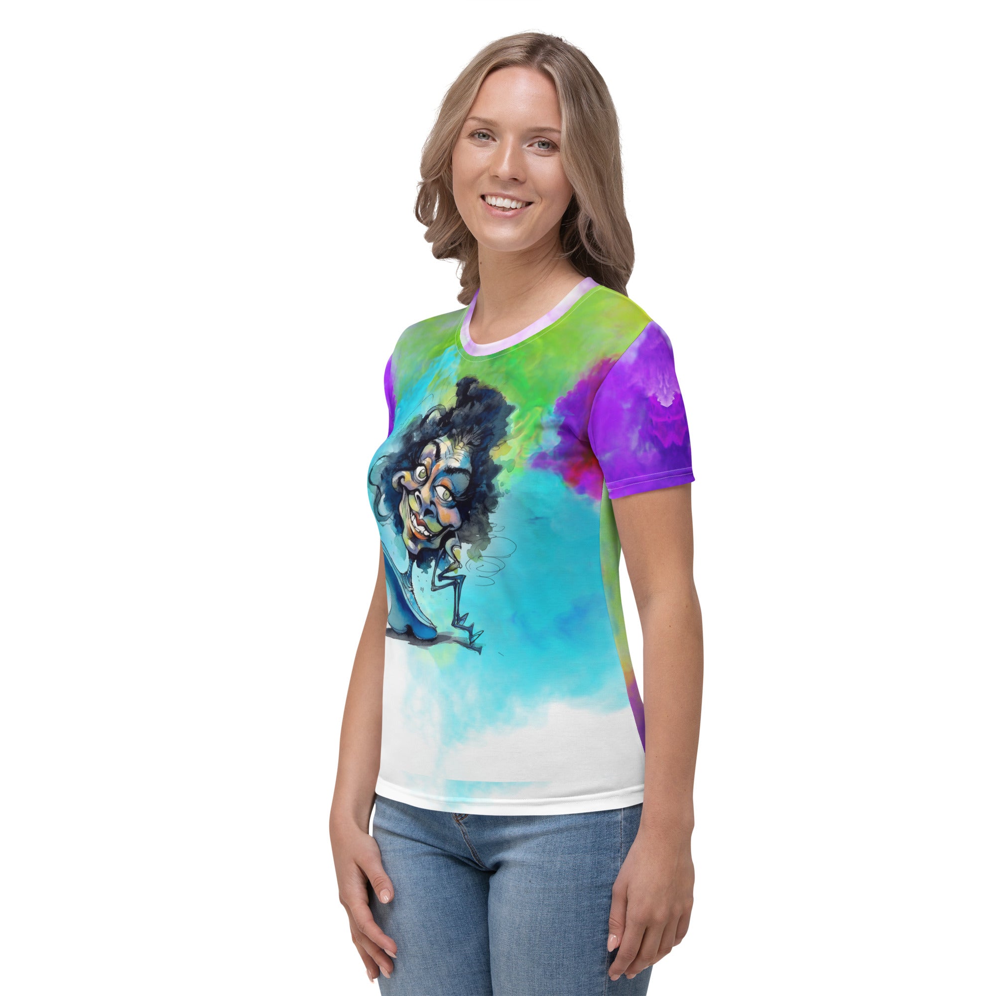 Posh Peacock Parade Women's T-Shirt