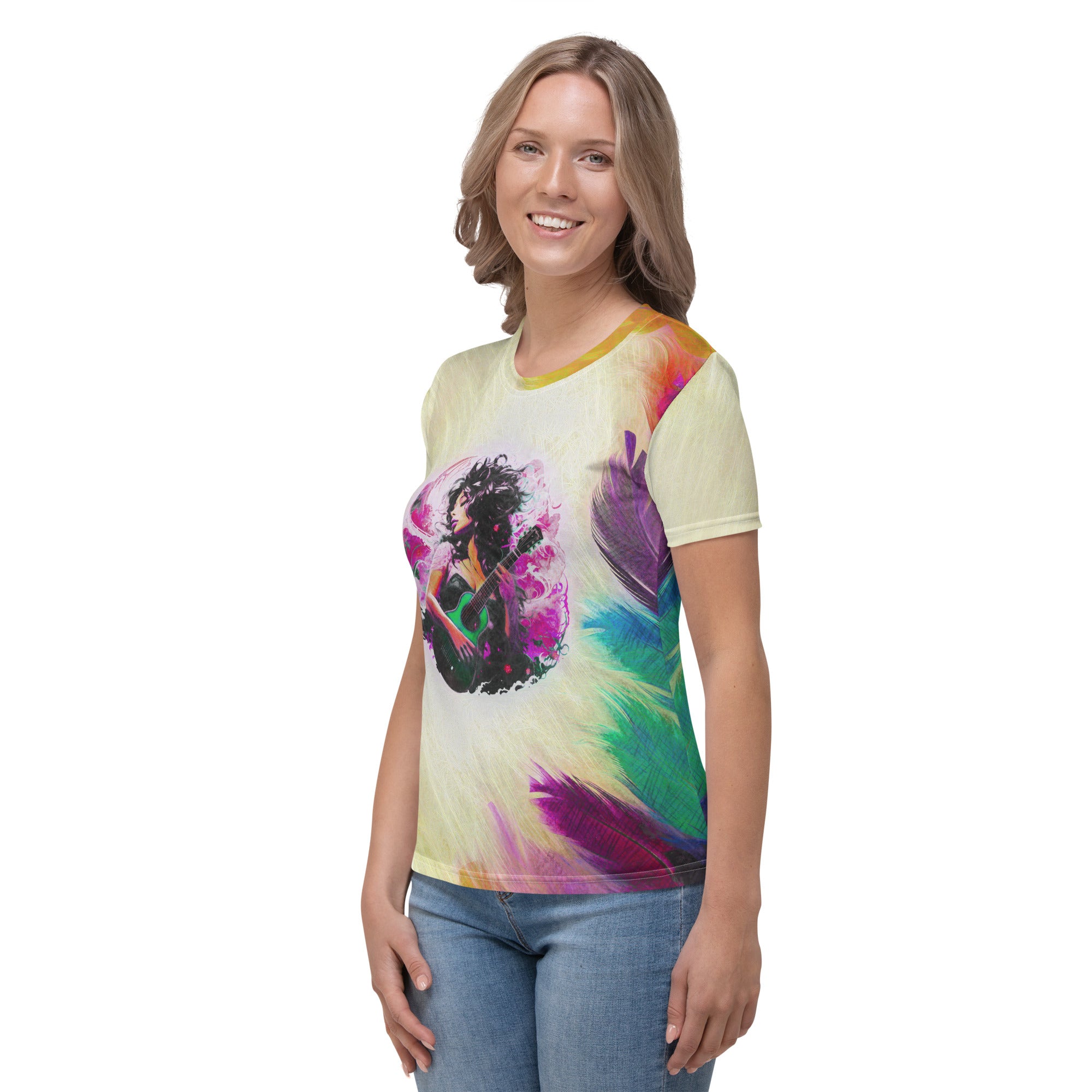 Bass Clef Blossom Blend Women's T-Shirt