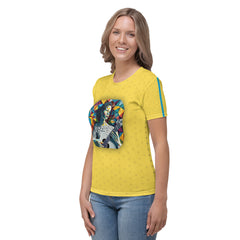 Rhythmic Radiance Women's Crew Neck T-Shirt