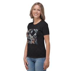 Gallant Glories All-Over Print Women's Crew Neck T-Shirt